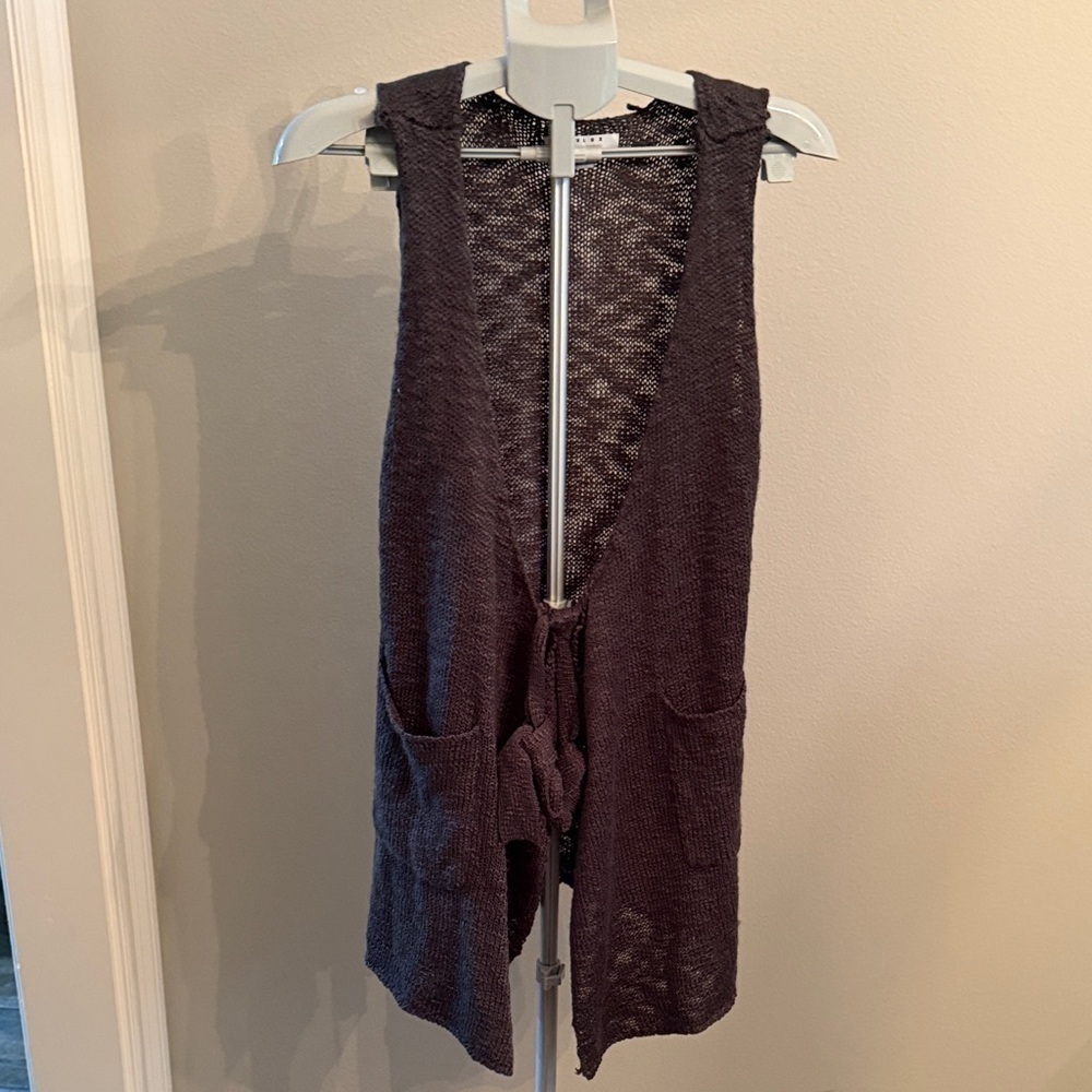 FAVLUX Purple Knit Sweater Vest